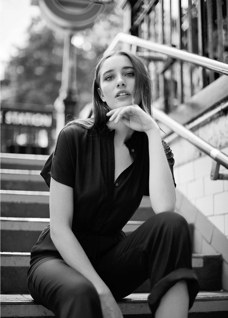 REISS Marienella Gathered Jumpsuit $370