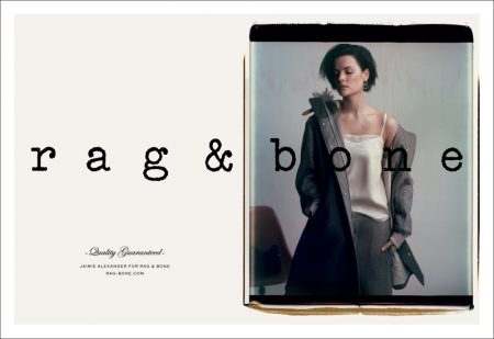 Jaimie Alexander & Lottie Moss Front Rag & Bone's Fall 2017 Campaign Jamie Alexander stars in Rag & Bone's fall-winter 2017 campaign