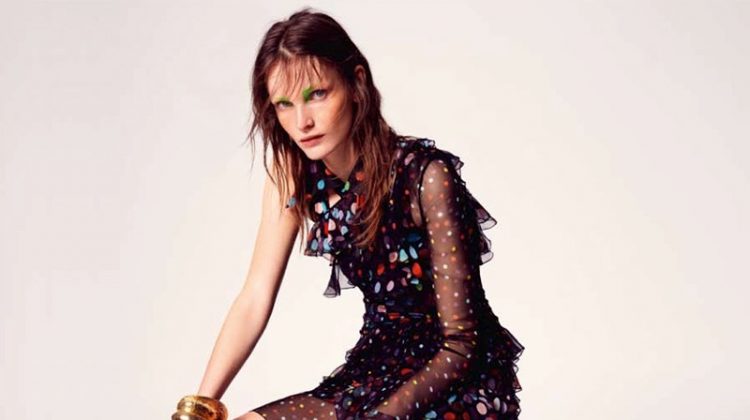 Romana Umrianova Models Colorful Looks in Marie Claire Hong Kong