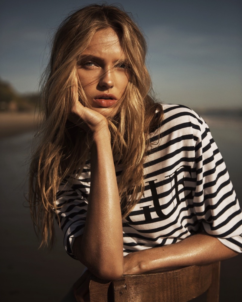 Romee Strijd Enchants at the Beach for Vogue Netherlands – Fashion Gone ...