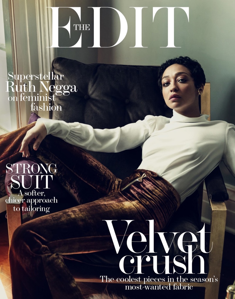 Ruth Negga on The Edit July 20yj, 2017 Cover