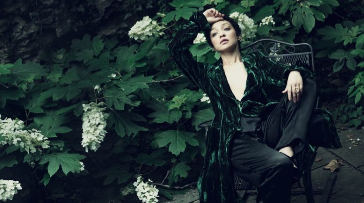Ruth Negga Embraces the Velvet Trend in The Edit