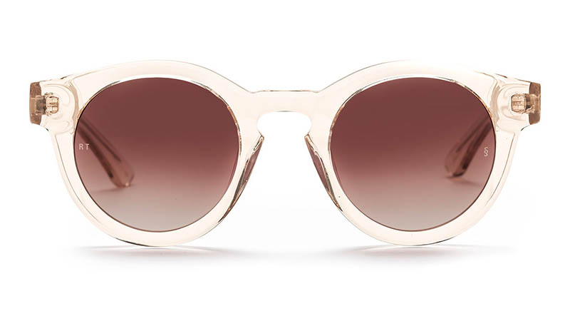 Sunday Somewhere x Rebecca Taylor Isabel Sunglasses in Transparent Champagne $270