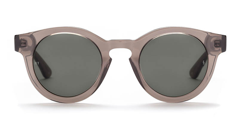 Sunday Somewhere x Rebecca Taylor Isabel Sunglasses in Transparent Warm Grey $270