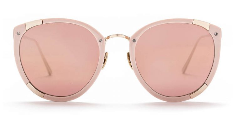 Sunday Somewhere x Rebecca Taylor Zoe Sunglasses in Blush $320