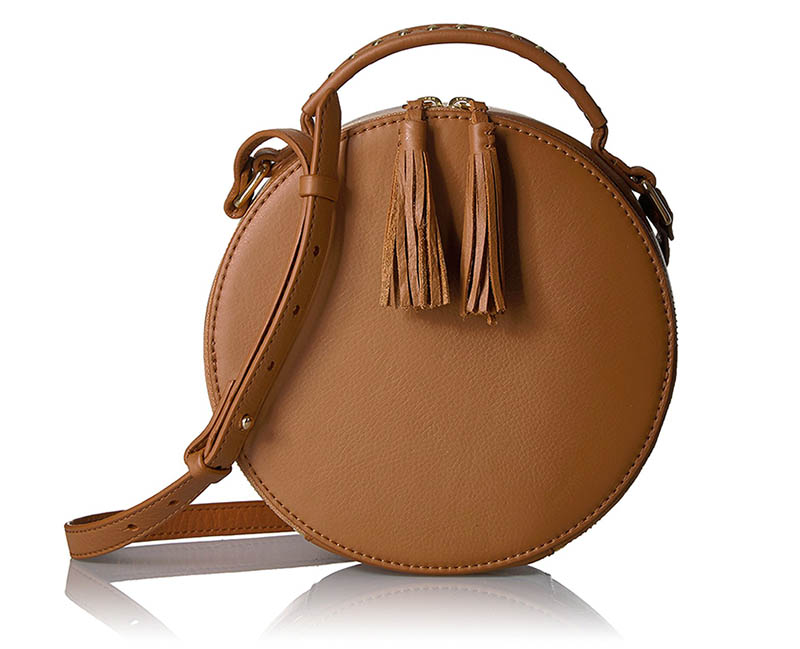The Fix Hampton Crossbody Leather Circle Bag $99.00