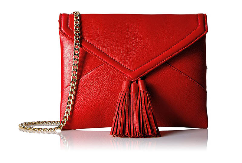 The Fix Izzi Envelope Clutch Chain Crossbody Strap $79.00