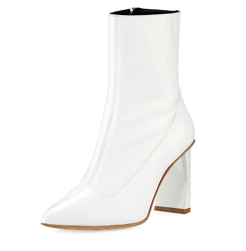 Tibi Alexis Stitched Leather Bootie $650