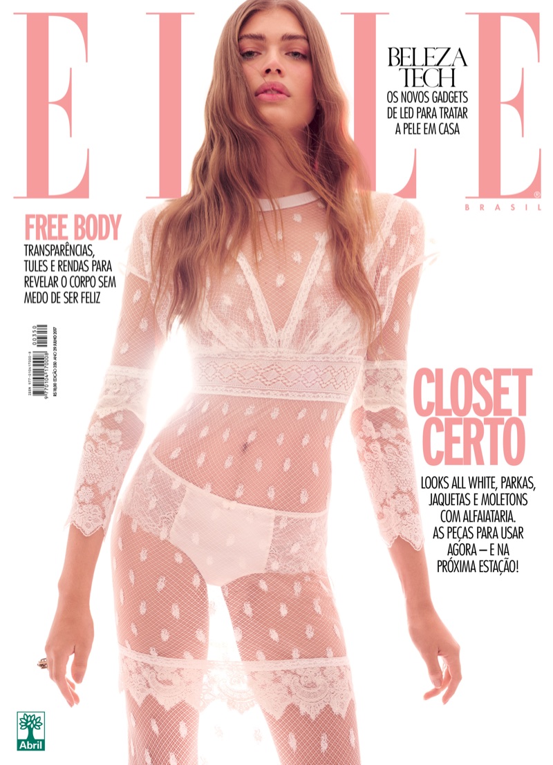Valentina Sampaio is an Ethereal Vision in ELLE Brazil