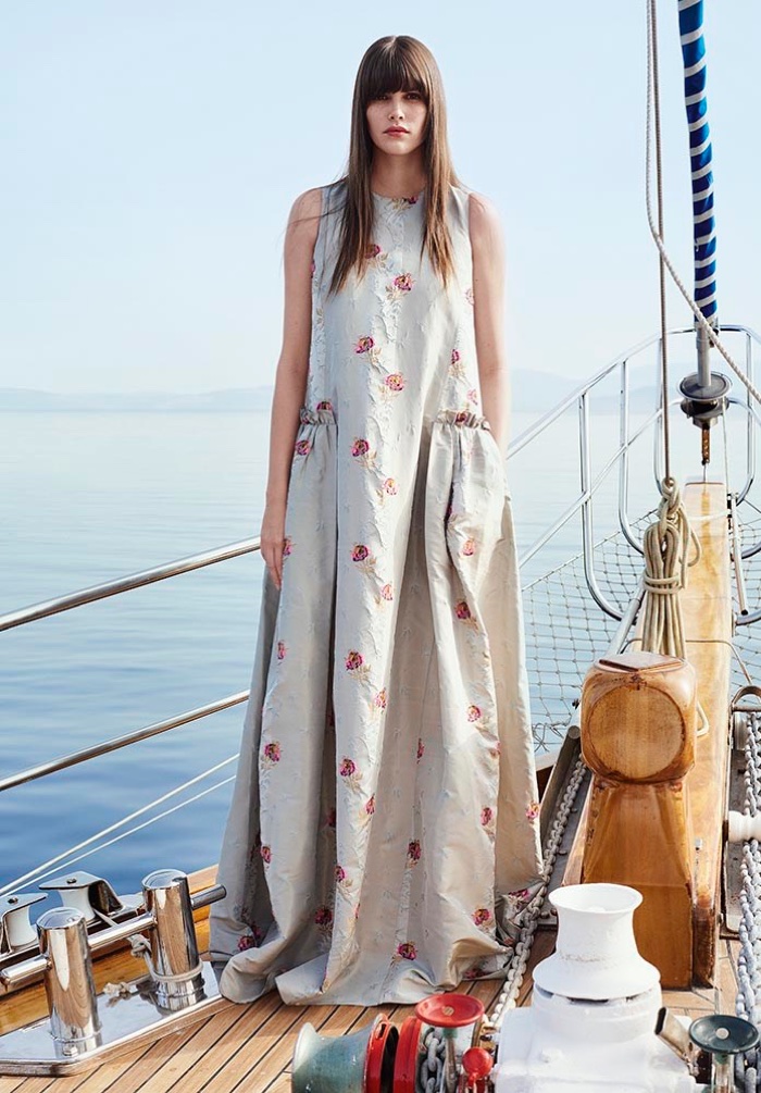 Vanessa Moody Poses in Dreamy Summer Dresses for Vogue Turkey