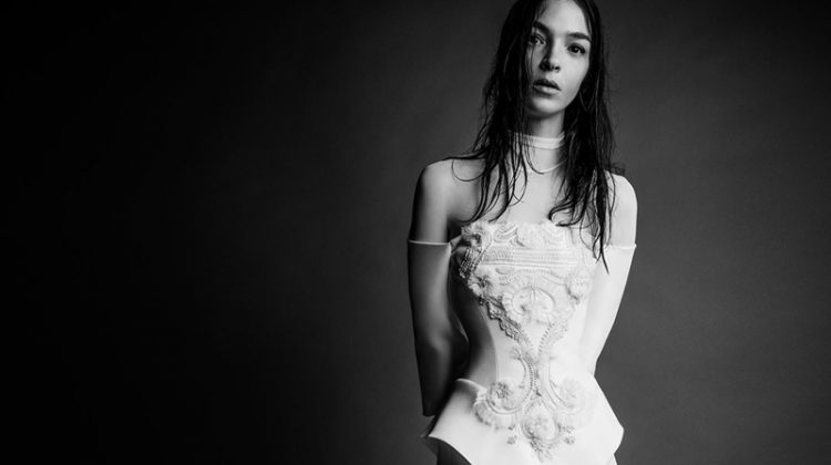 Vera Wang Bridal features the Edythe gown in Spring 2018 campaign
