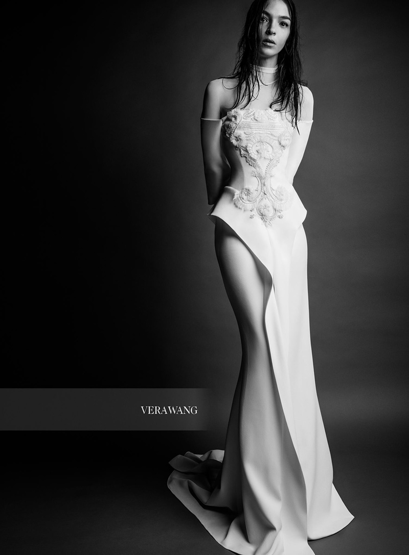 Vera Wang Bridal features the Edythe gown in Spring 2018 campaign