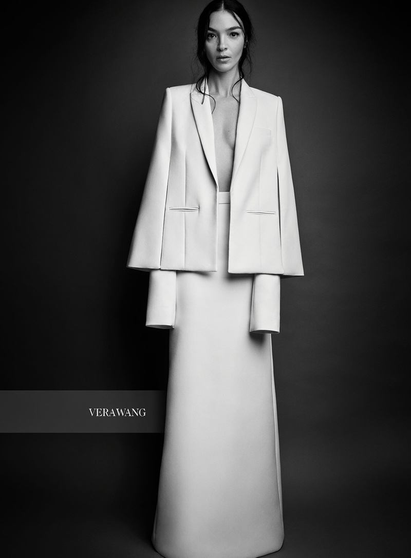 An image from Vera Wang Bridal's spring 2018 campaign