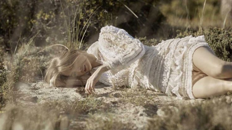 Veranika Antsipava Looks Ethereal in Outdoor Styles for ELLE Russia