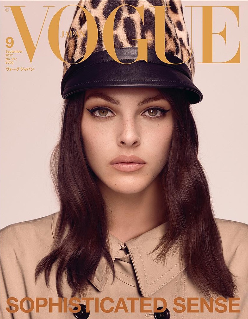 Vittoria Ceretti on Vogue Japan September 2017 Cover