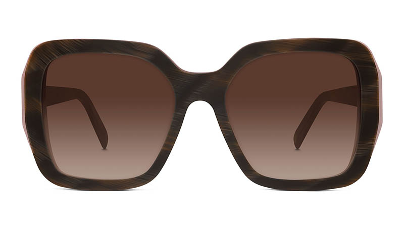 Warby Parker Stella Sunglasses in Sable Horn $145