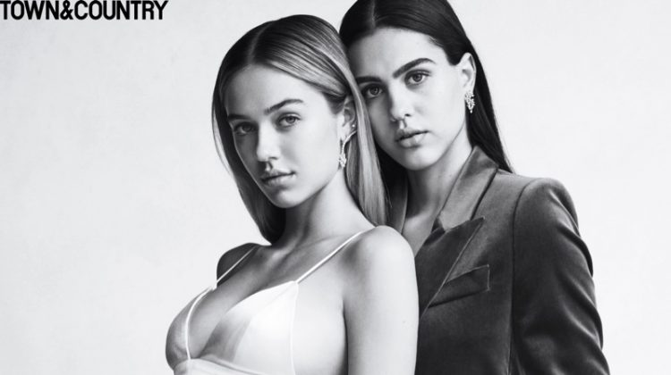 Delilah and Amelia Hamlin star in Town & Country's September issue
