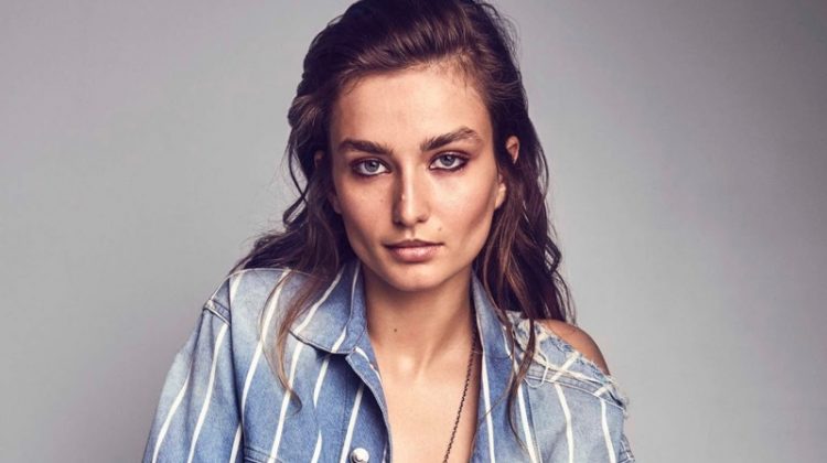Andreea Diaconu Wears New Season Denim in Vogue Mexico
