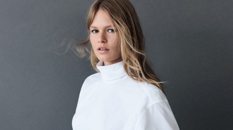 Anna Ewers Models Minimal Looks for Vogue Brazil Cover Story