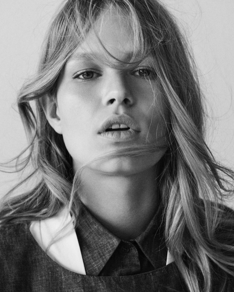 Anna Ewers Models Minimal Looks for Vogue Brazil Cover Story