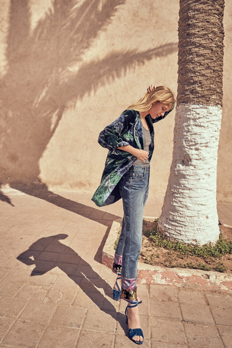 Anthropologie features denim in its September 2017 catalog