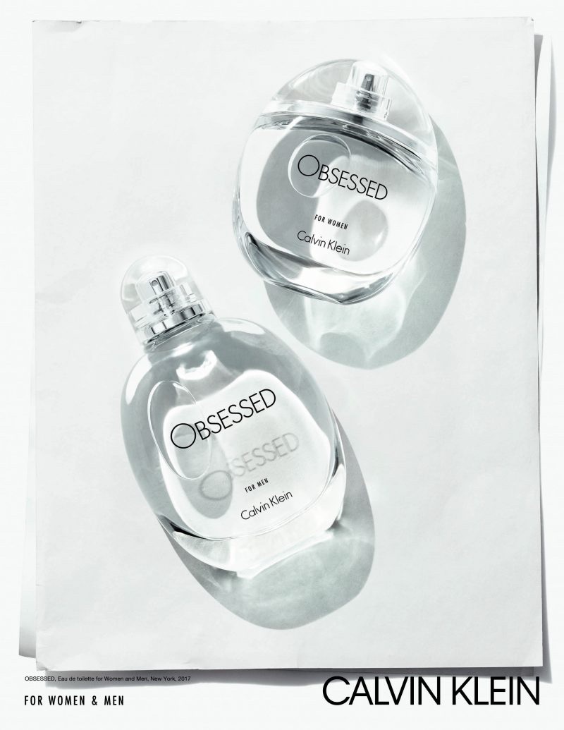 An image from Calvin Klein Obsessed fragrance campaign