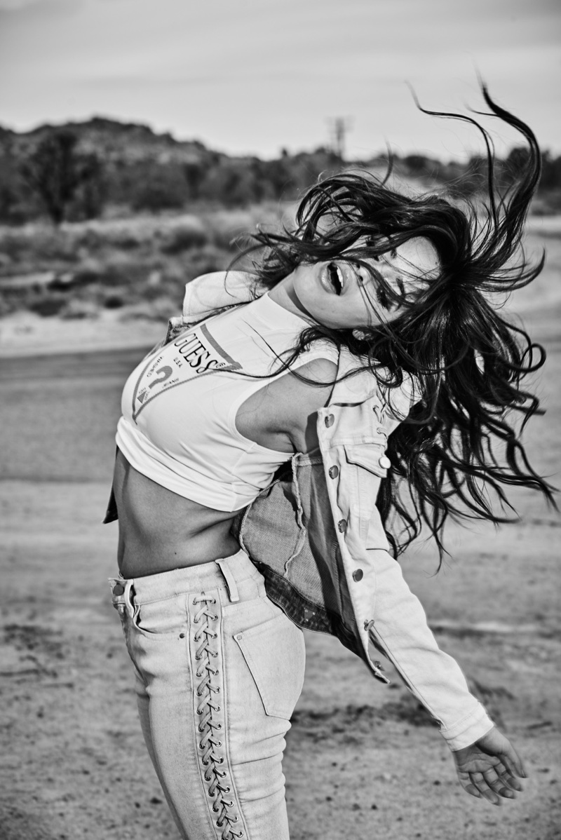 An image from Guess Jeans fall 2017 advertising campaign