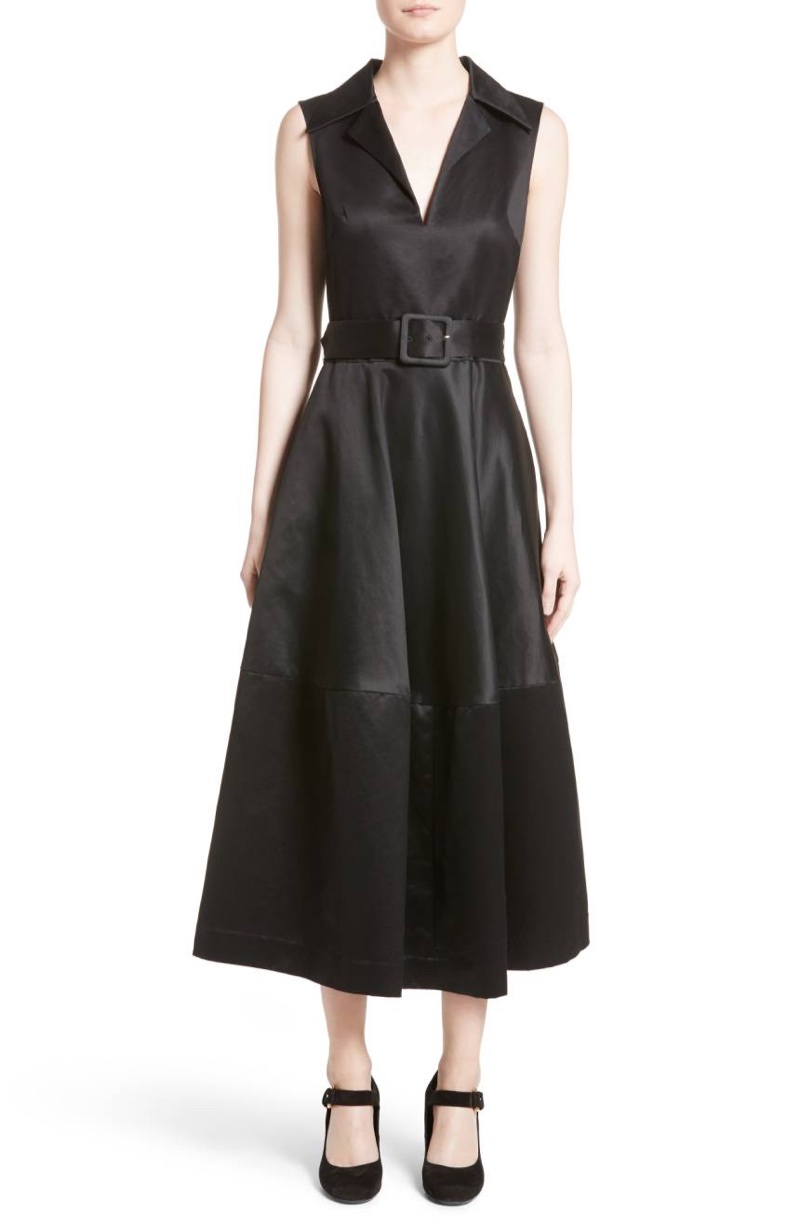 Co Cotton Sateen A-Line Dress $825