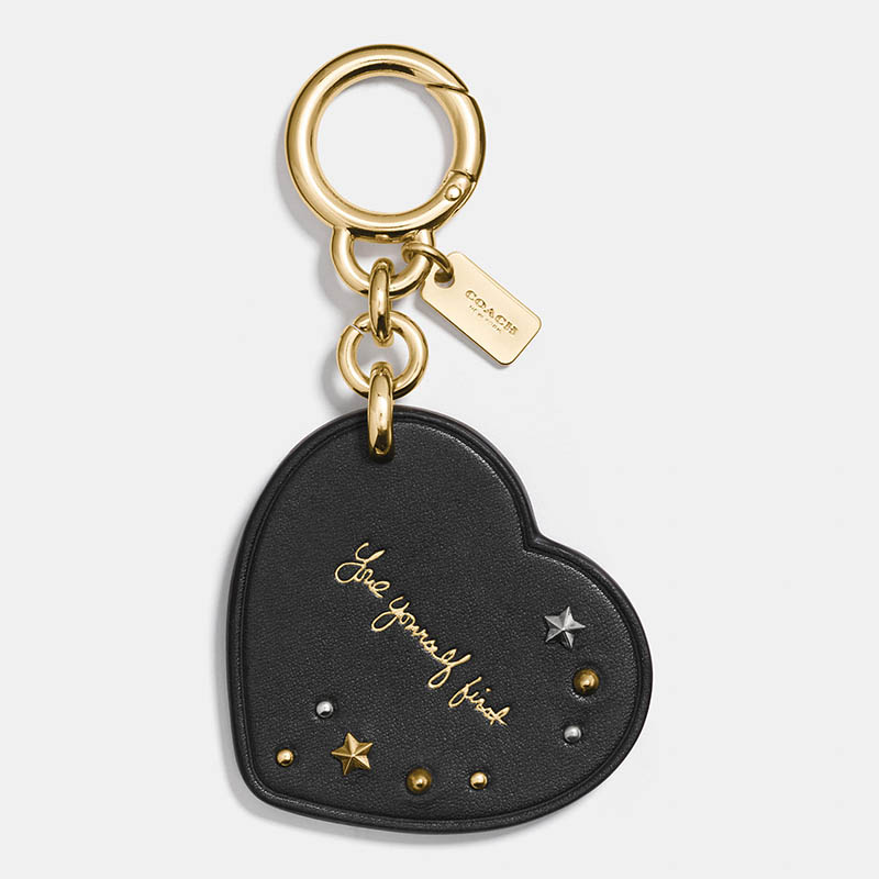 Coach x Selena Gomez 'Selena' Heart Bag Charm $50