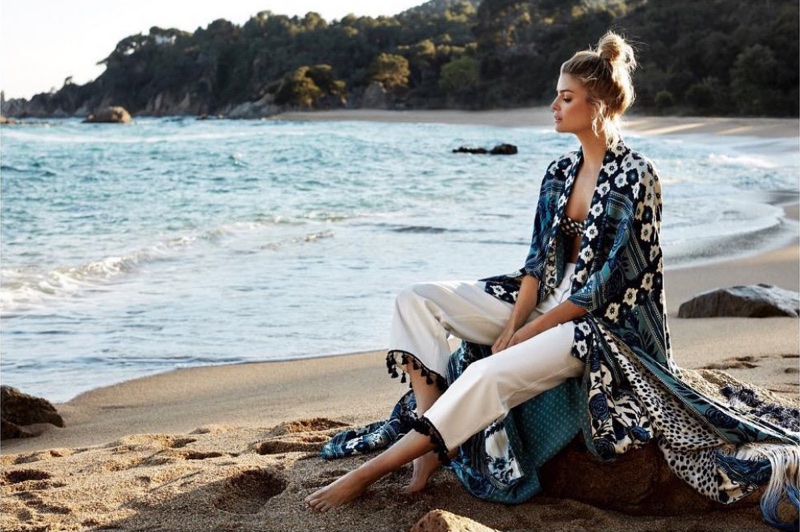 Cristina Tosio Models Swimsuit Season Looks in Glamour Italy
