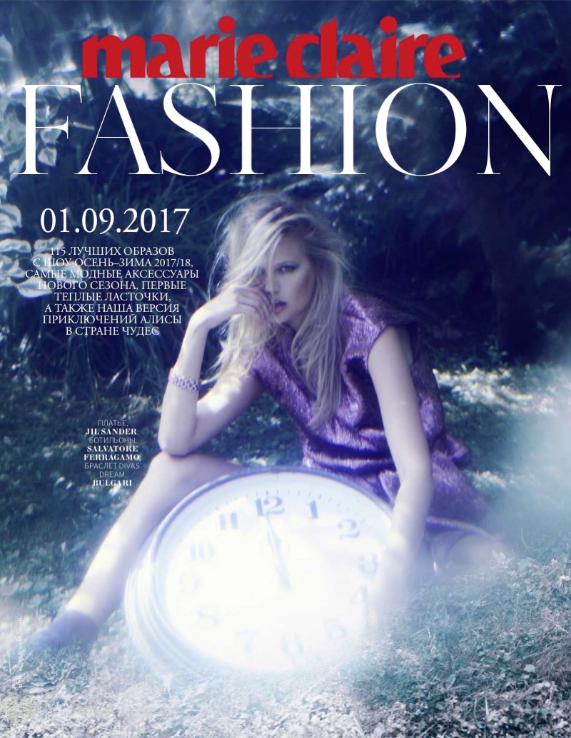 Elisabeth Erm Gets Lost in Wonderland for Marie Claire Russia