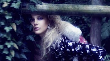 Elisabeth Erm Gets Lost in Wonderland for Marie Claire Russia