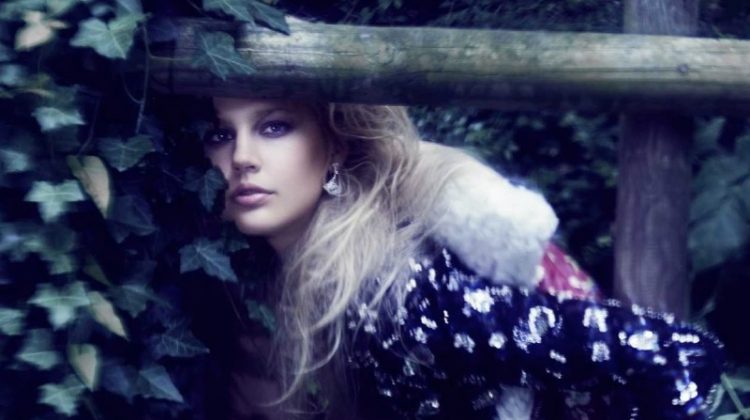 Elisabeth Erm Gets Lost in Wonderland for Marie Claire Russia