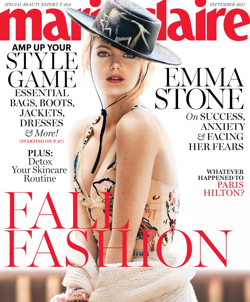 Emma Stone on Marie Claire September 2017 Cover
