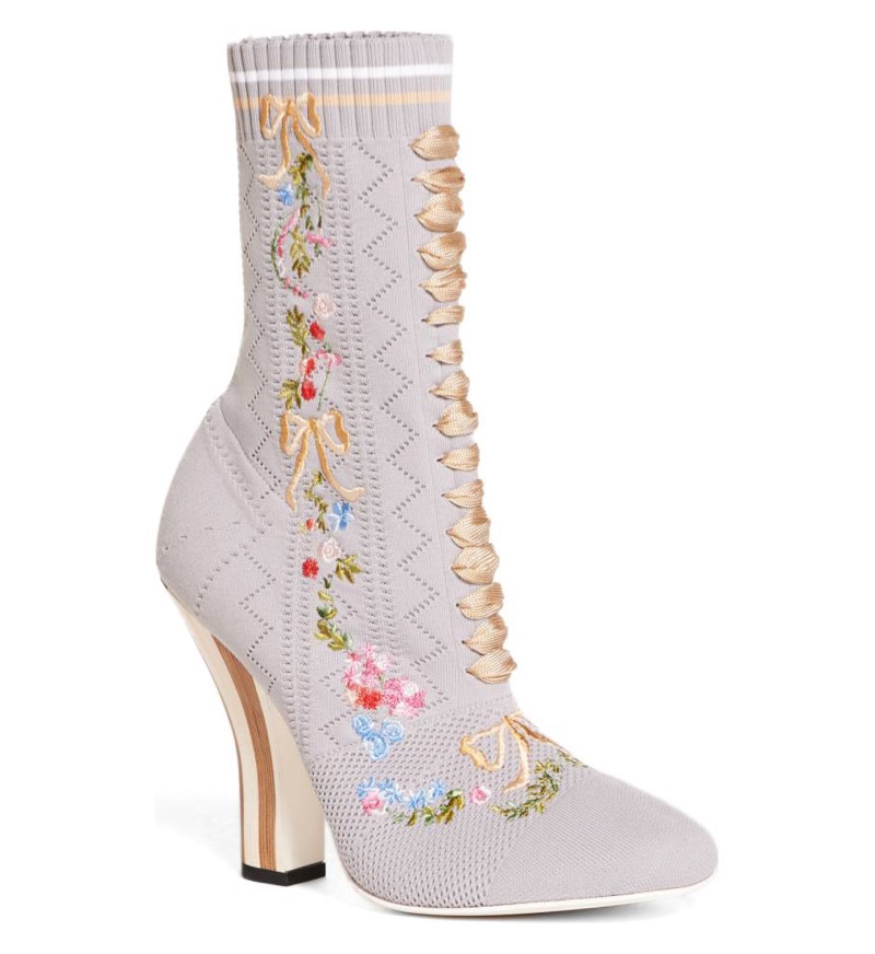 Fendi Floral Sock Bootie $1,050