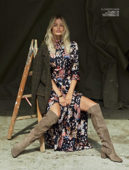 Frida Aasen Poses in New Season Trends for ELLE Norway Frida Aasen Poses in New Season Trends for ELLE Norway