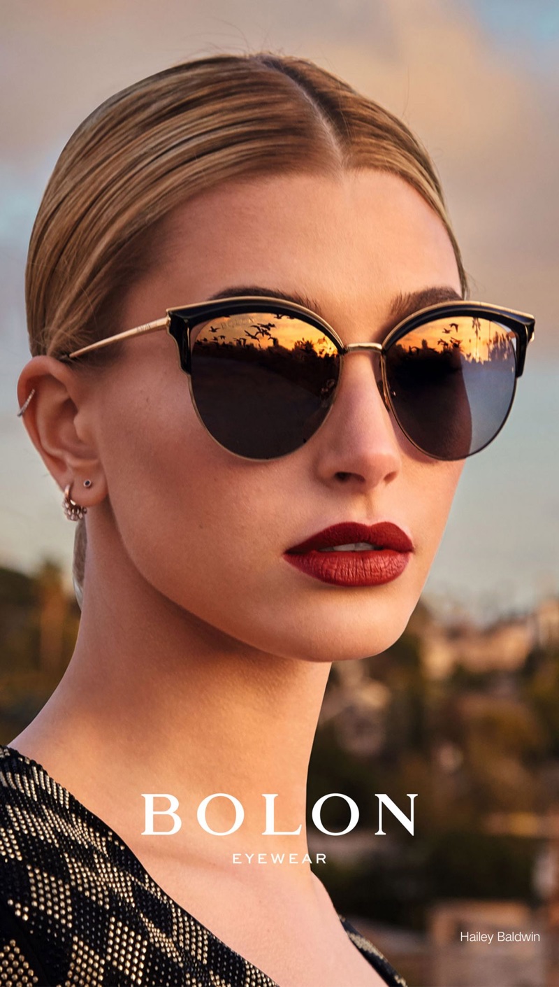 Hailey Baldwin Bolon Eyewear 2017 Campaign