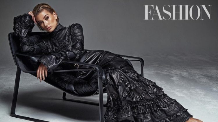Hailey Baldwin Serves Up Cool Fall Looks in FASHION Magazine