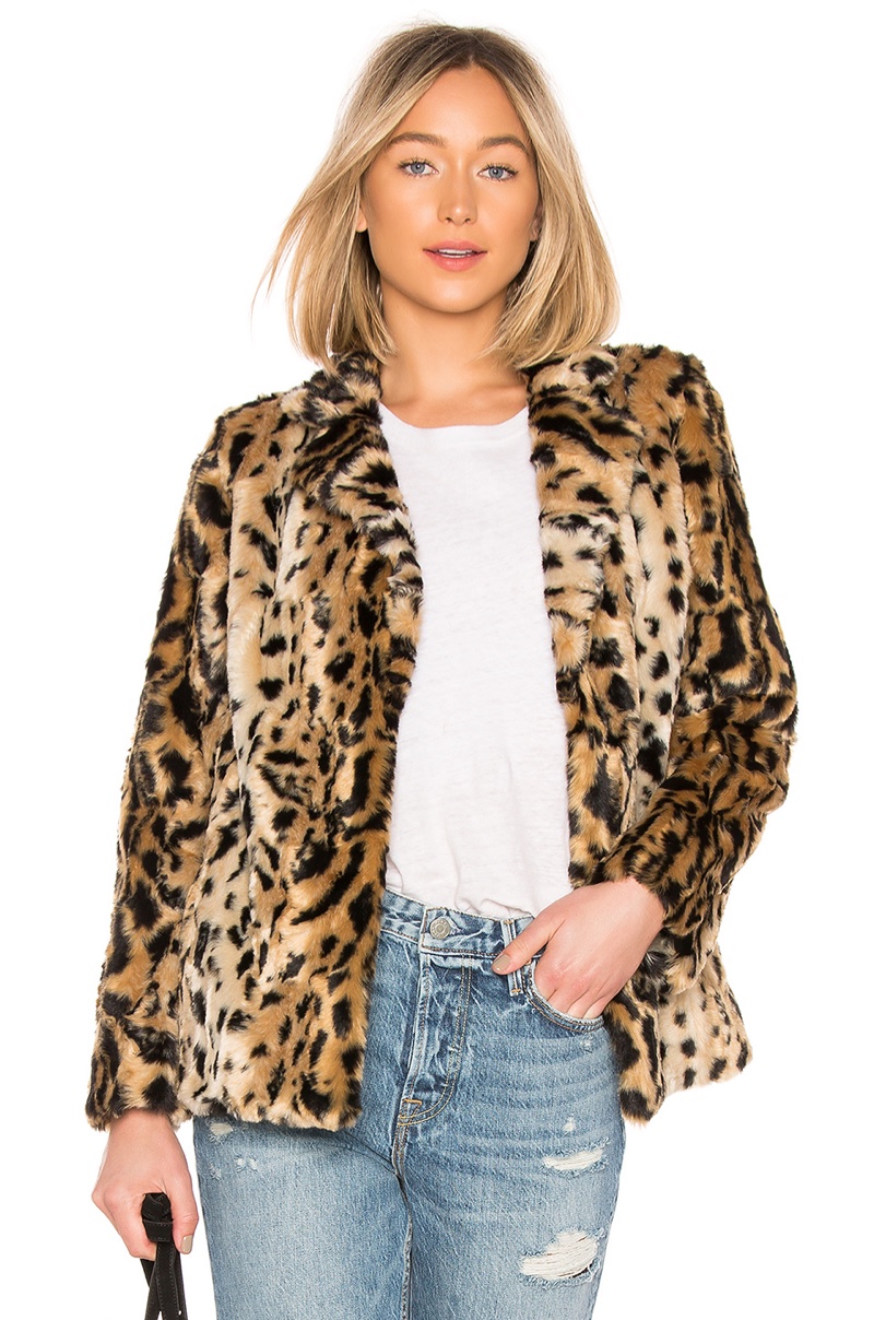 House of Harlow 1960 x REVOLVE Virginia Faux Fur Coat in Natural