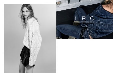 Sasha Pivovarova Fronts IRO's Fall 2017 Campaign Sasha Pivovarova stars in Iro's fall-winter 2017 campaign