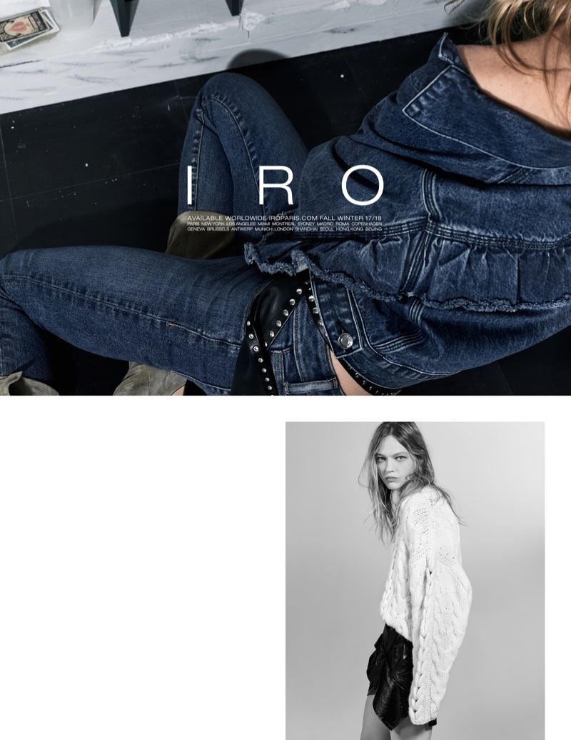 IRO focuses on denim for fall-winter 2017 campaign