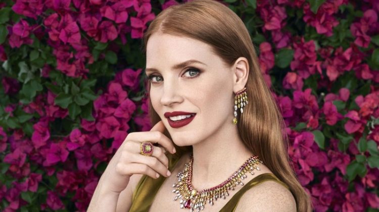 Jessica Chastain Dazzles in Piaget Jewelry