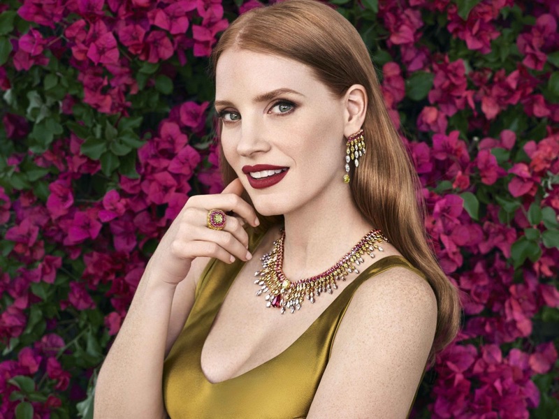 Jessica Chastain stars in Piaget Sunlight Journey campaign