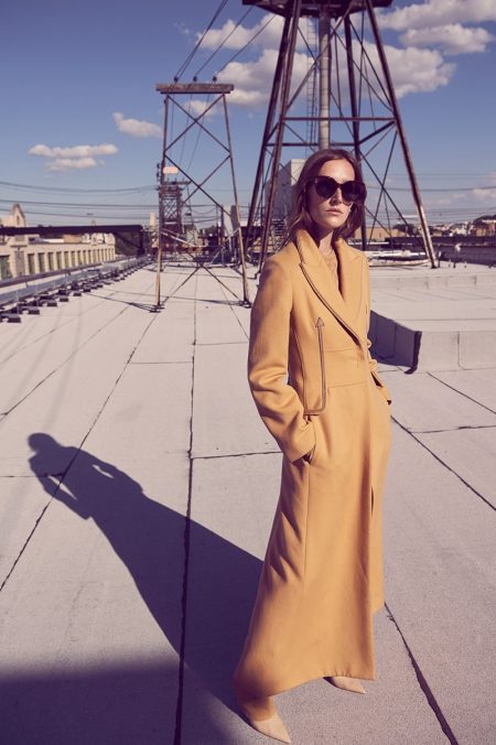 Josephine le Tutour Models Autumn Outerwear in Harper's Bazaar Germany Josephine le Tutour Models Autumn Outerwear in Harper's Bazaar Germany