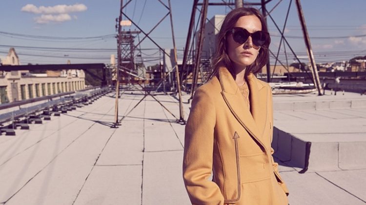 Josephine le Tutour Models Autumn Outerwear in Harper’s Bazaar Germany