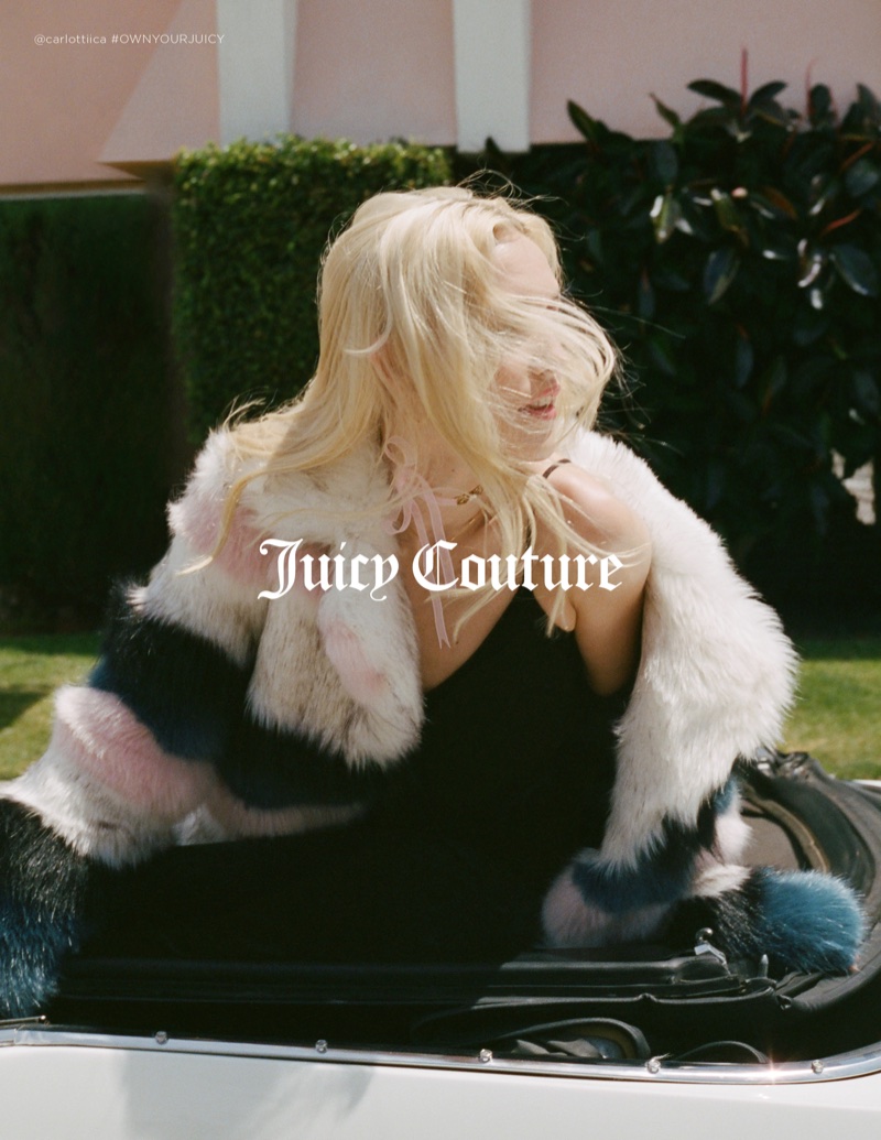 Carlotta Kohl stars in Juicy Couture's fall-winter 2017 campaign