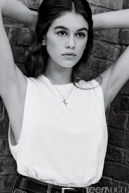 Kaia Gerber Keeps it Casual in Denim for Teen Vogue Kaia Gerber Keeps it Casual in Denim for Teen Vogue