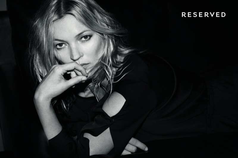 Kate Moss gets her closeup in Reserved's fall-winter 2017 campaign