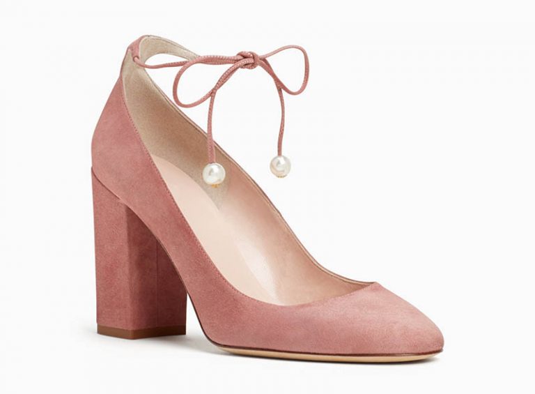 kate spade pearl heels