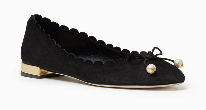 Kate Spade Murray Flats in Black $298